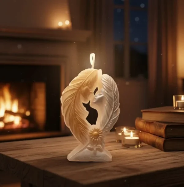 Aşkın Silueti Tasarım Mum – Sevgililer Günü Özel Seri - Görsel 3